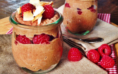 Chocolate Chia Pudding Pots