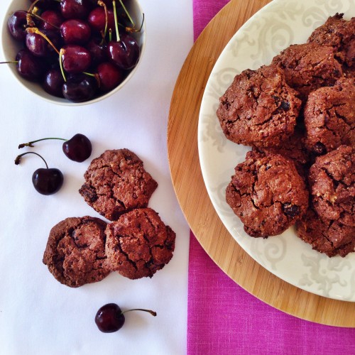 Cherry ripe cookies