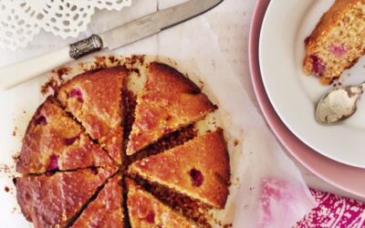 Raspberry and Coconut Cake