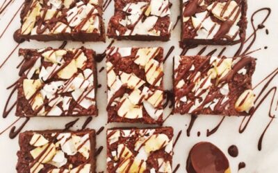 Raw Banana Coconut Brownies