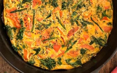 Smoked Salmon Frittata