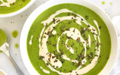 Broccoli Soup with Tahina Cream