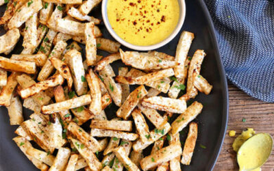CELERIAC FRIES WITH CURRY LIME AIOLI