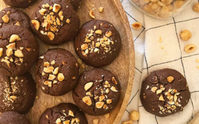 Choc Hazelnut Cookies