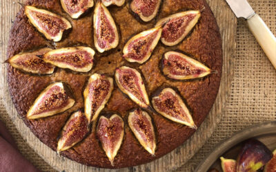 Fig, Almond & Honey Cake