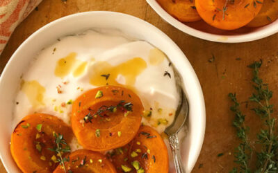 Honey & Thyme Roasted Apricots