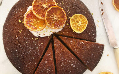 Orange Cardamom Olive Oil Cake