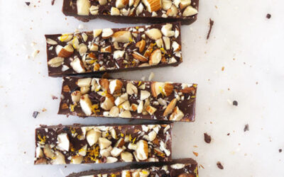 Orange & Almond Chocolate Fudge