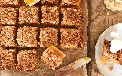 APRICOT CRUMBLE SLICE