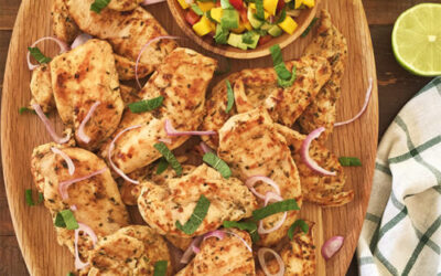 Cajun Chicken with Mango Salsa