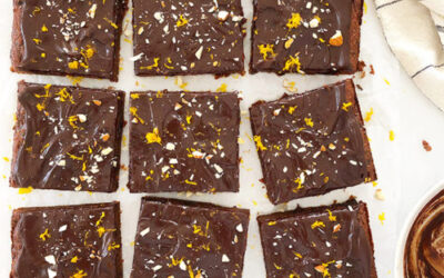 Prune, Almond & Orange Brownies