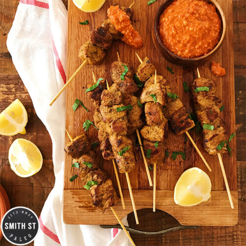 Spanish Pork Skewers (Pinchos Morunos)