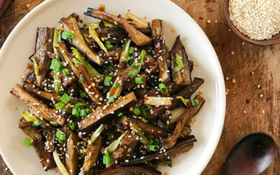 Sweet & Spicy Chinese Eggplant
