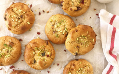 Cranberry and Pistachio Cookies